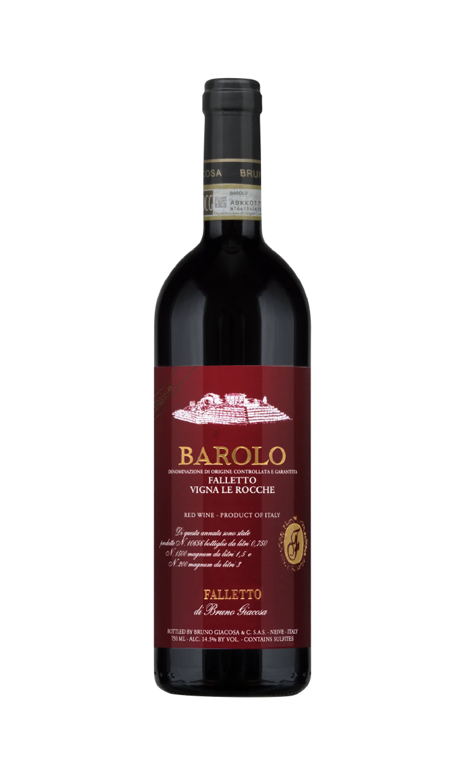 Bruno Giacosa Falletto Barolo 2012 Magnum