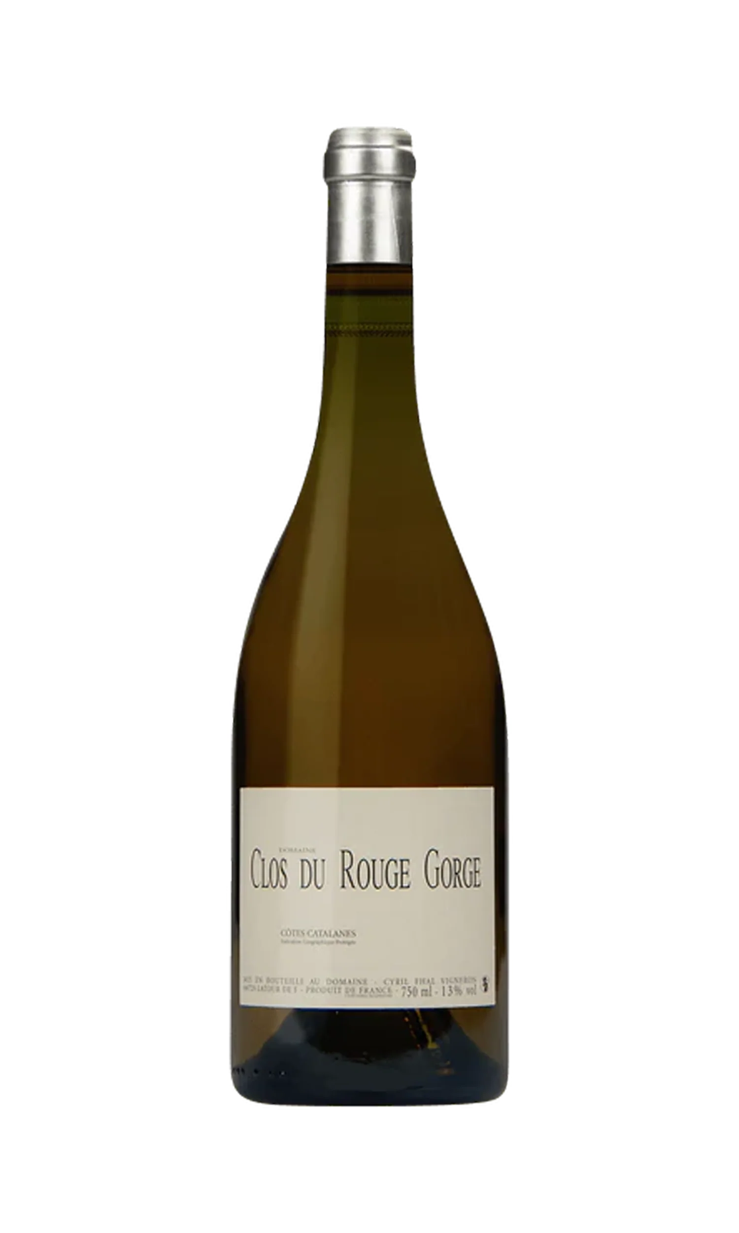 Clos Du Rouge Gorge L'ubac Cotes Catalanes 2019