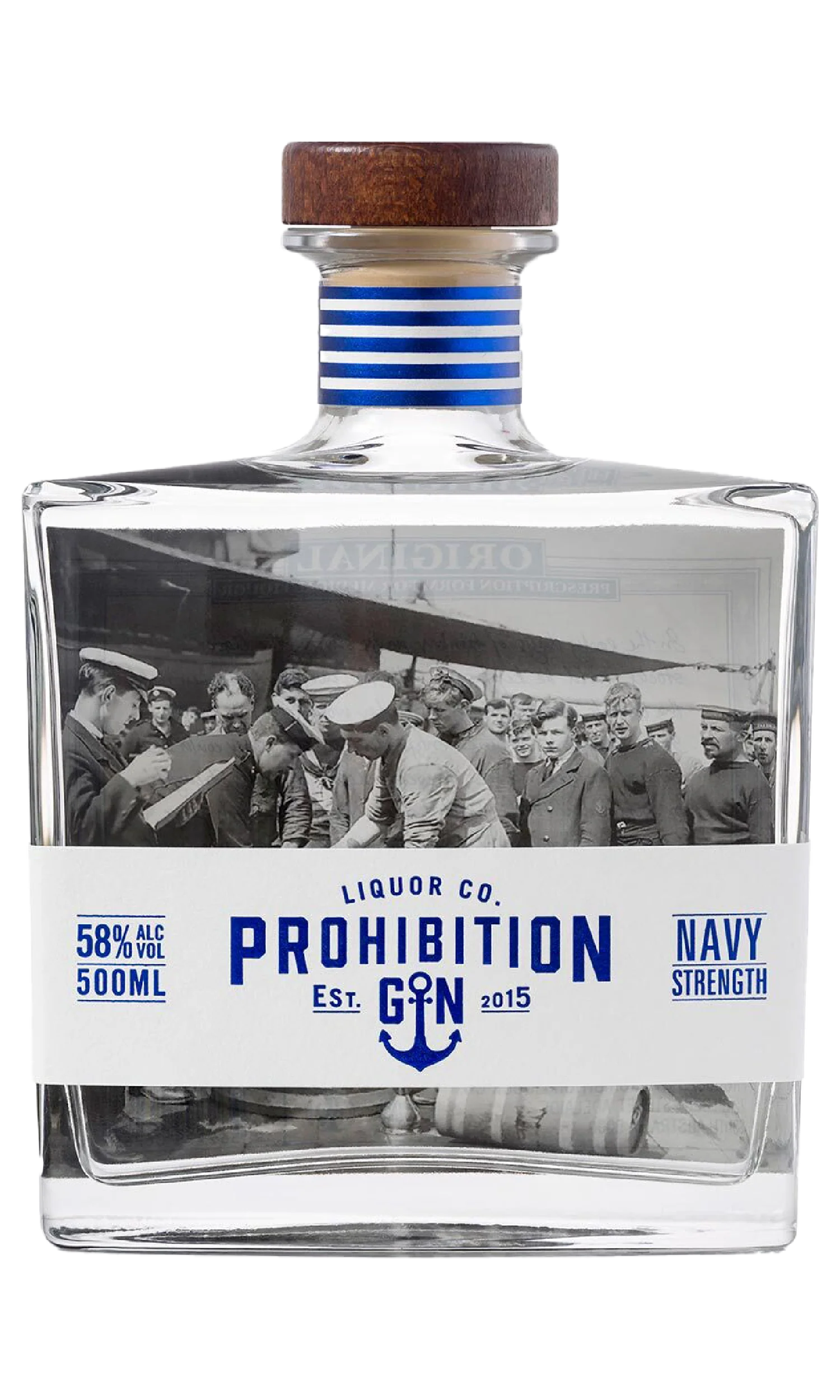 Prohibition Navy Strength Gin 500Ml